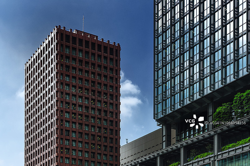 东京市中心摩天大楼概念图图片素材