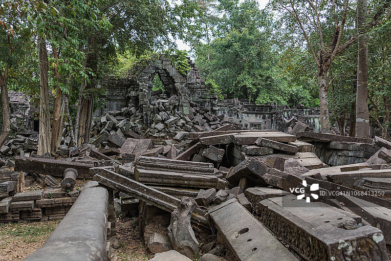 崩密列（暹粒附近的吴哥寺庙）图片素材