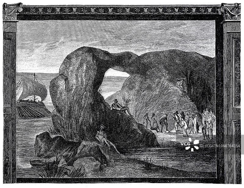 奥德修斯在地狱图片素材