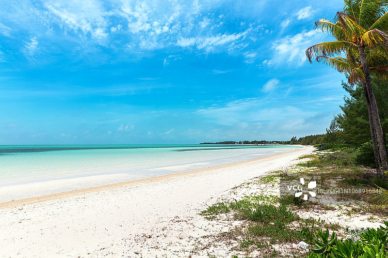 巴哈马美丽海滩风光图片素材
