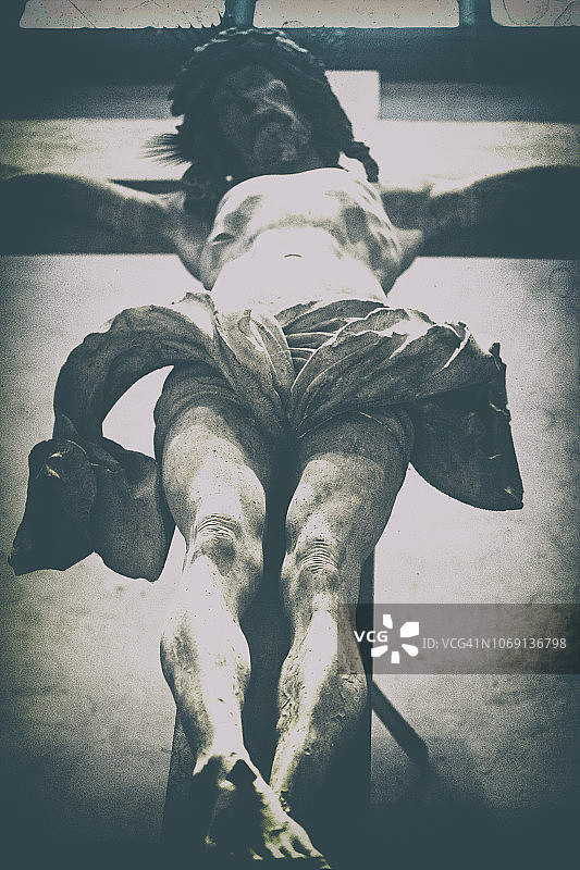 基督教宗教符号耶稣雕塑图片素材