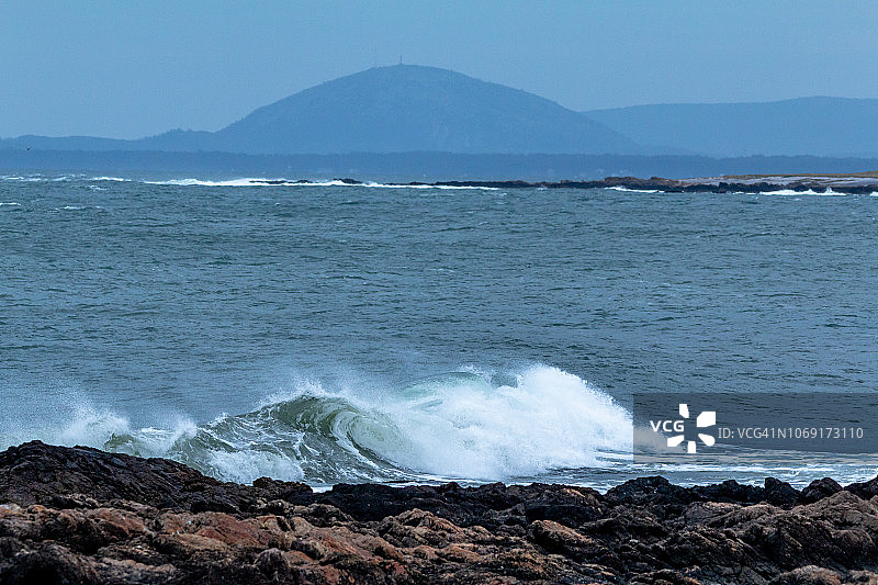 从乌拉圭埃斯特角城看潘德阿苏卡尔山图片素材