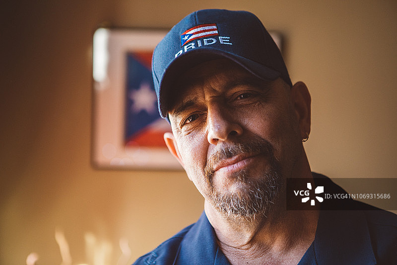 自豪的波多黎各男人图片素材