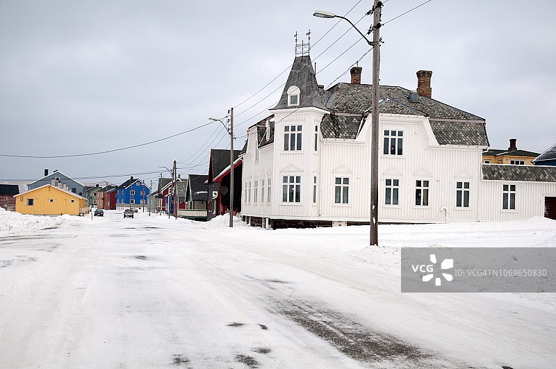 挪威北部瓦尔德镇图片素材