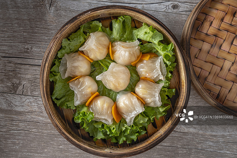 鲜虾饺子图片素材