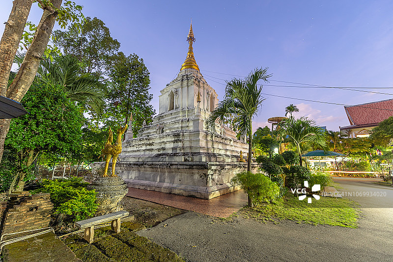 泰国清迈魏功甘古城昌康寺图片素材