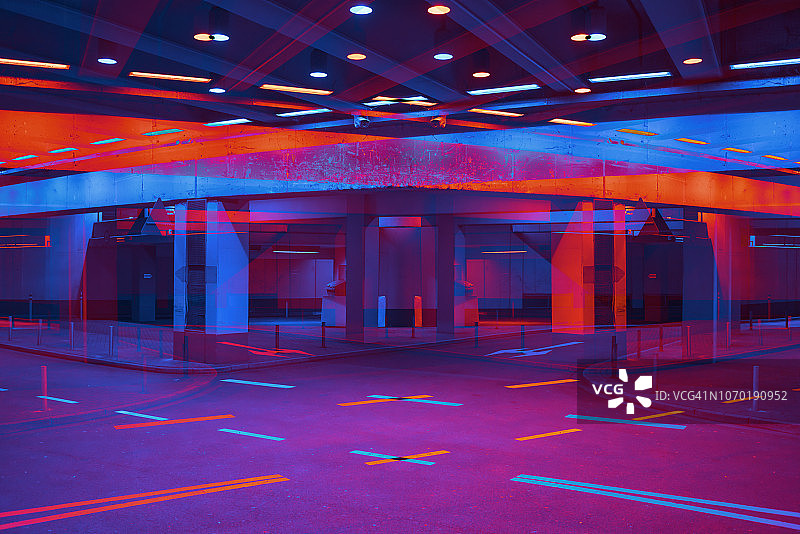 绚丽的隧道图片素材