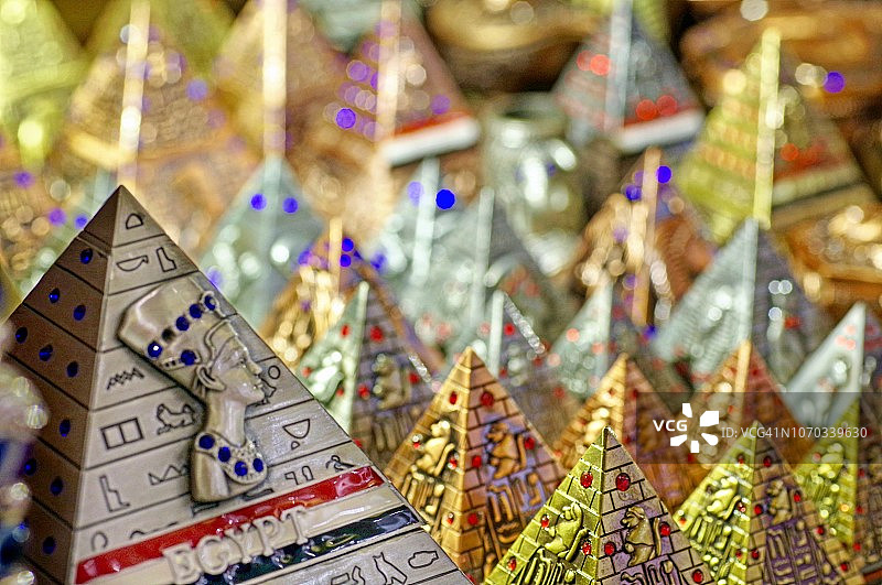 埃及金字塔纪念品图片素材