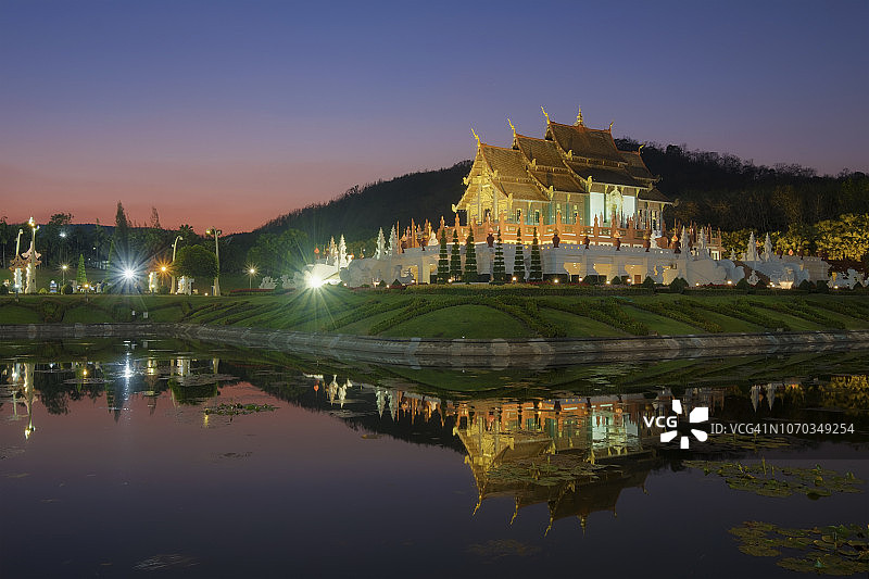 泰国清迈皇家花卉博览园图片素材