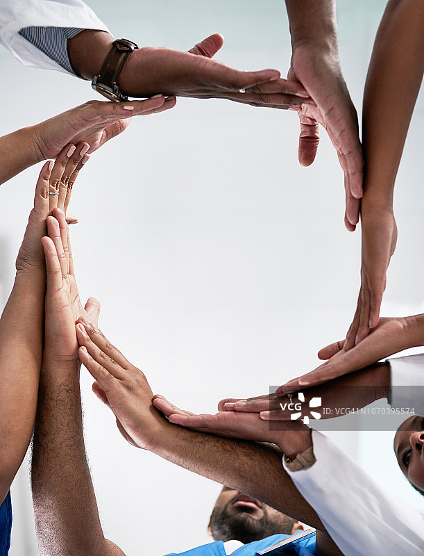 团结一致的医疗团队图片素材