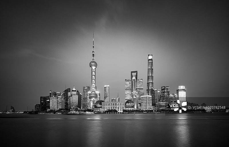 上海夜景图片素材