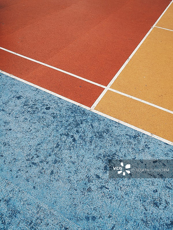 彩色篮球场地板图片素材