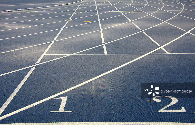 体育器材：田径跑道图片素材