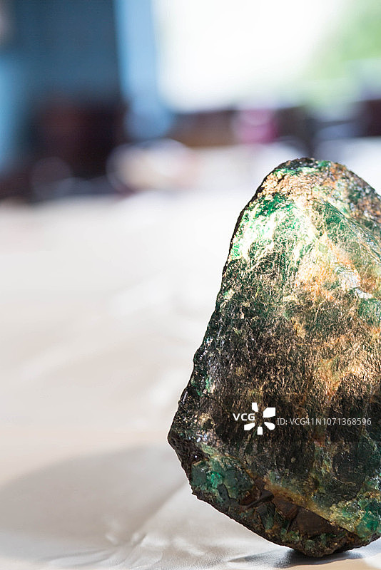 印度的祖母绿原石图片素材