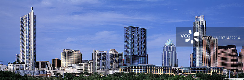 奥斯汀天际线全景图图片素材