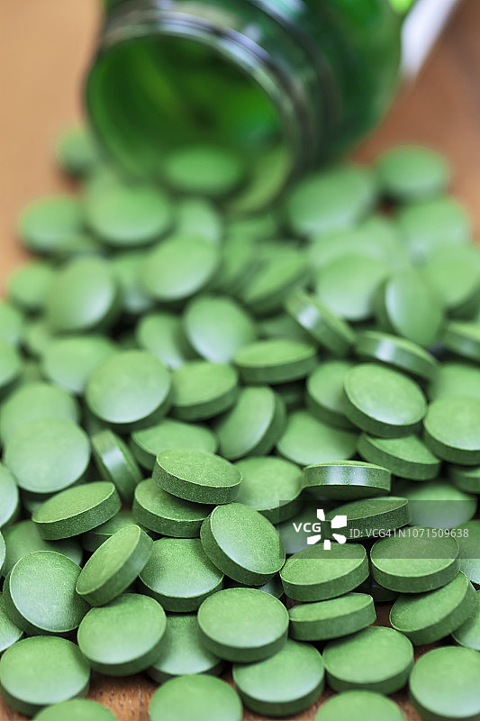 有机螺旋藻图片素材