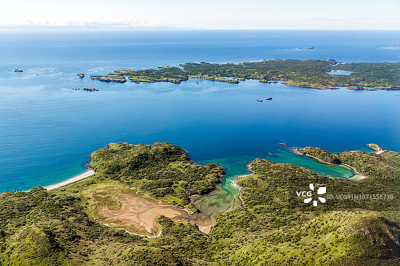 阿拉斯加南部卡特迈的海岸图片素材