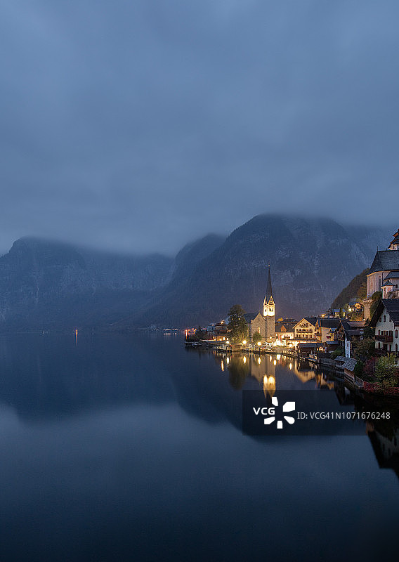 奥地利萨尔茨卡默古特-哈尔施塔特图片素材