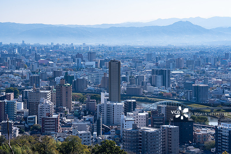 日本阿苏山、白川和熊本市图片素材
