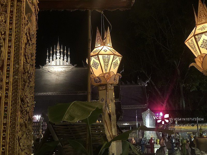 水灯节灯笼图片素材