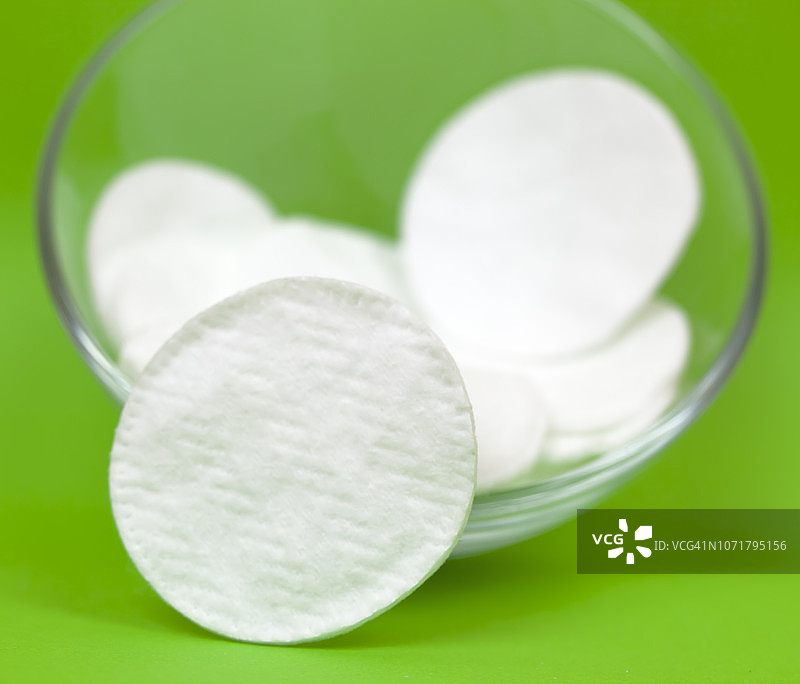 面部清洁化妆棉图片素材