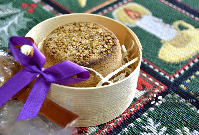 波尔沃龙（西班牙典型的圣诞甜点）图片素材