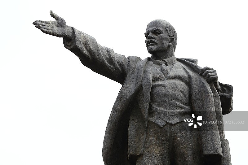 列宁雕像图片素材