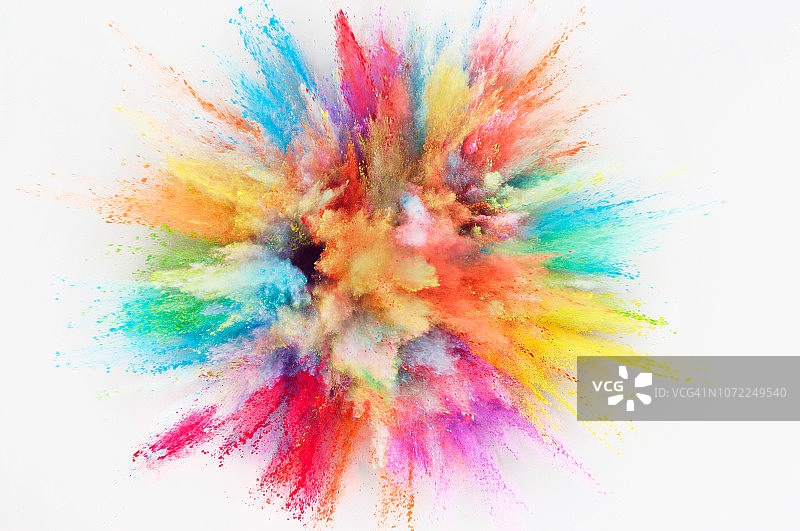 粉末爆炸图片素材