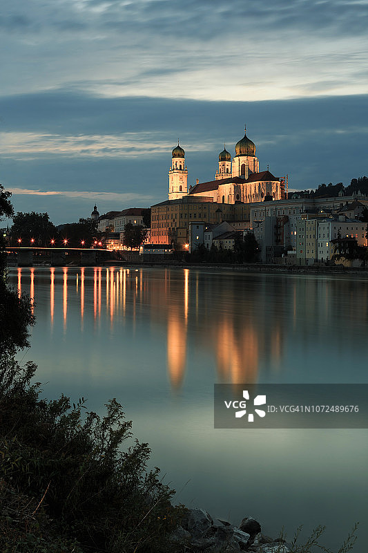 帕绍 - 圣斯蒂芬大教堂（巴伐利亚/德国）图片素材