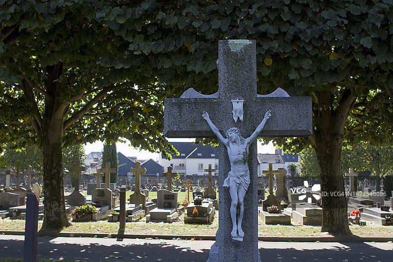 法国南特，米塞里科德公墓图片素材