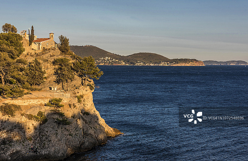 法国土伦布伦角圣母小教堂图片素材