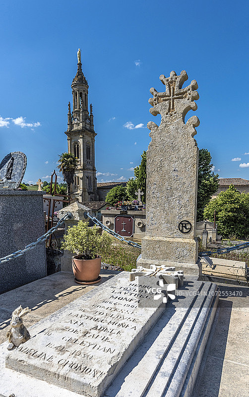 法国吉伦特省：亨利·德·图卢兹-劳特累克墓图片素材