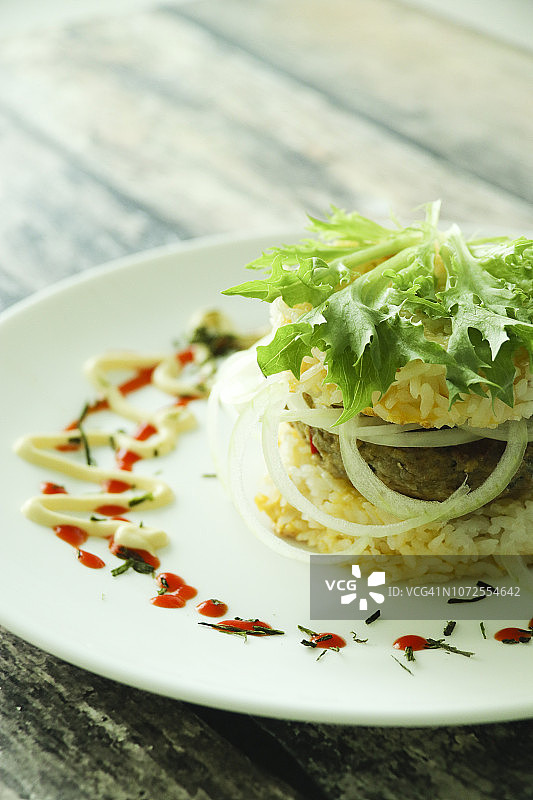 米饭汉堡图片素材