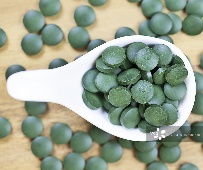 有机螺旋藻图片素材