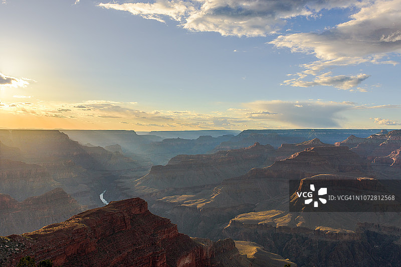 霍皮点日落图片素材