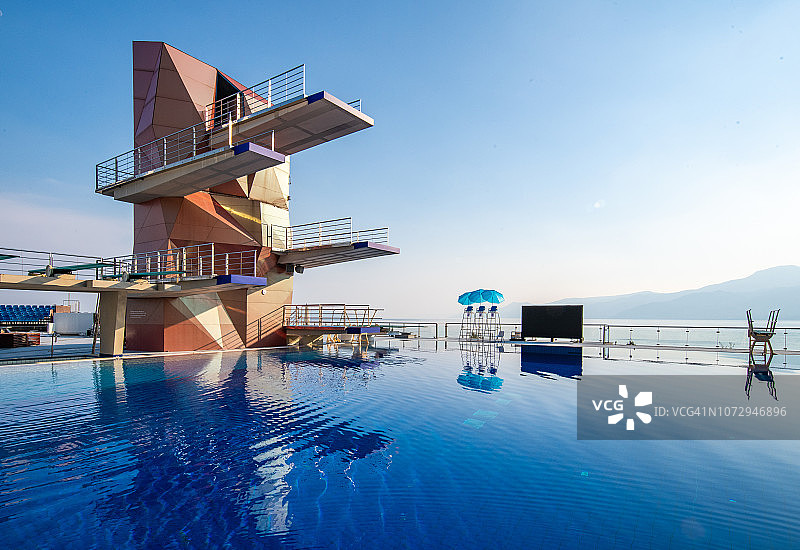 空游泳池图片素材