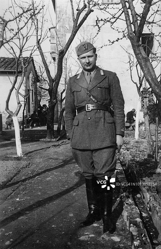 20世纪20年代意大利士兵肖像图片素材