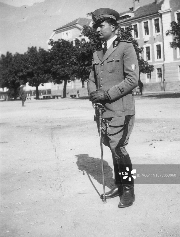 20世纪20年代意大利士兵肖像图片素材