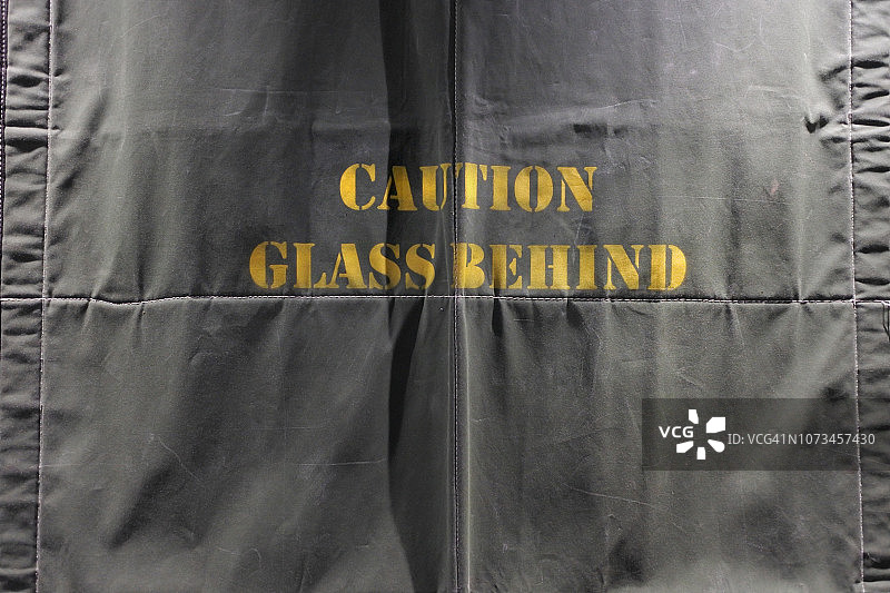 小心玻璃标志图片素材