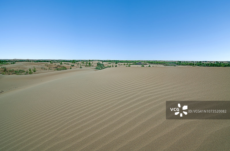 鄂尔多斯库布齐沙漠图片素材