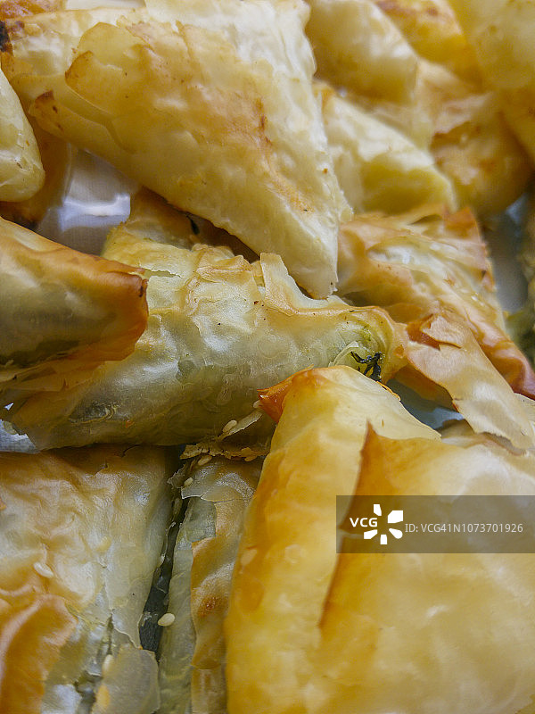 菠菜派三角形，南非约翰内斯堡图片素材