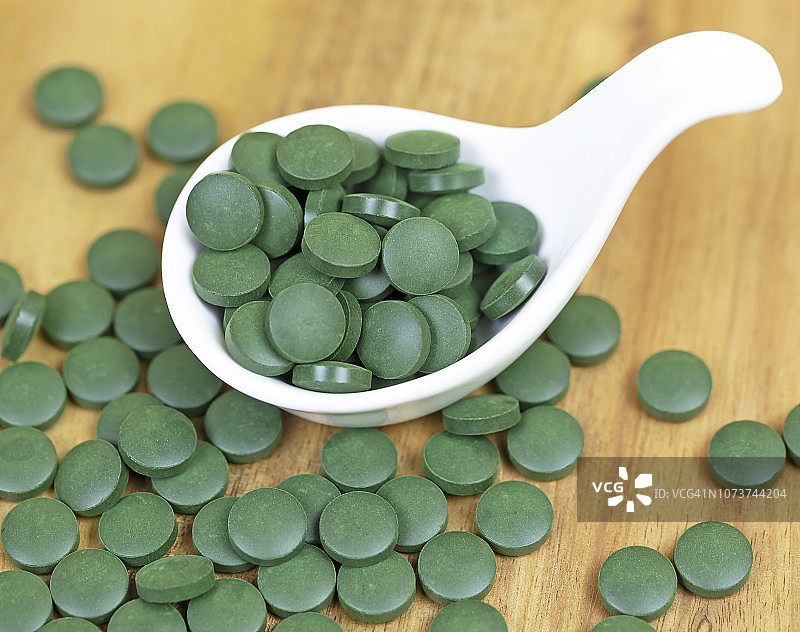 有机螺旋藻图片素材