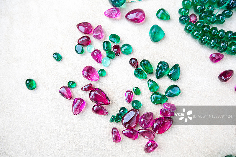 印度斋浦尔的宝石图片素材