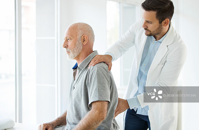 腰背痛医学检查图片素材