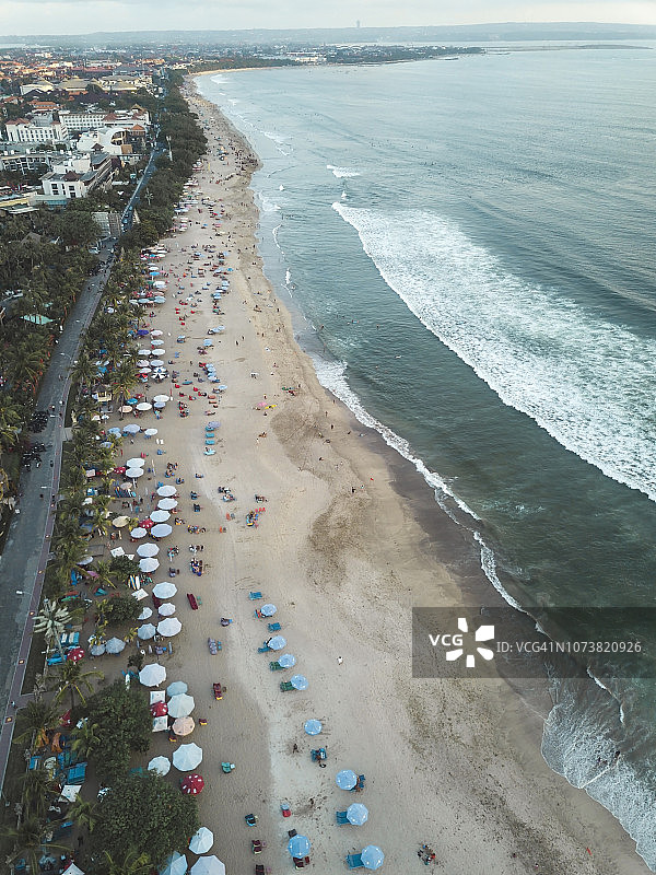 印度尼西亚巴厘岛帕德玛海滩航拍图片素材