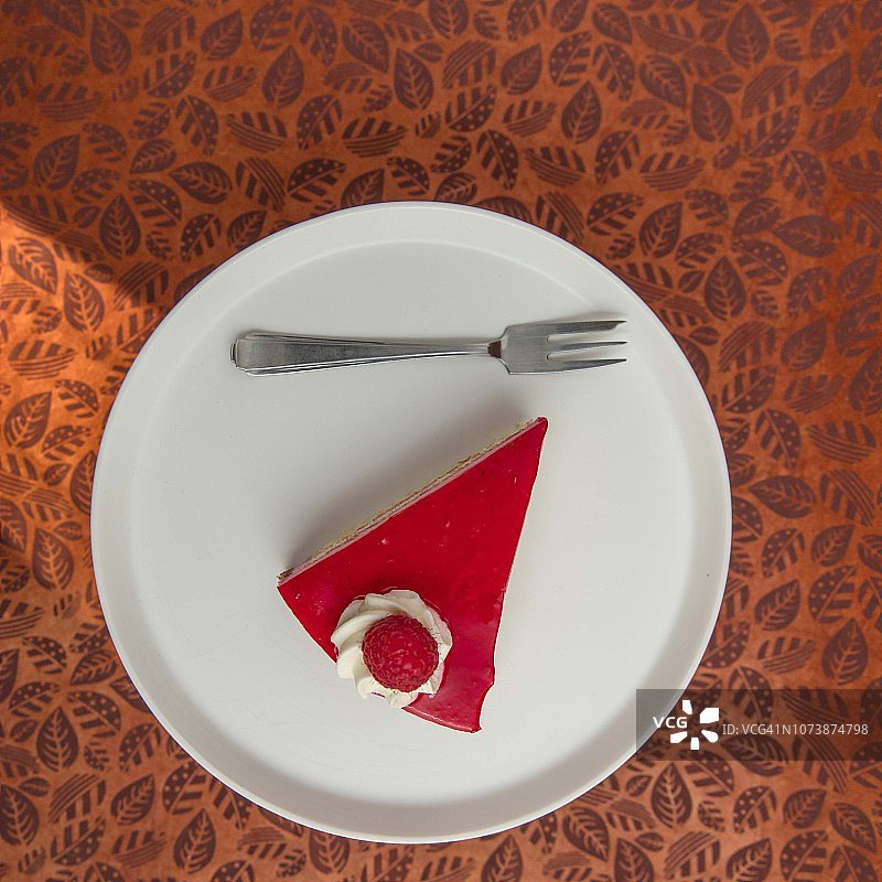 覆盆子蛋糕图片素材