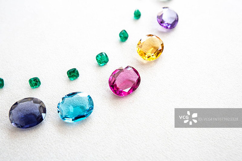 印度拉贾斯坦邦斋浦尔珠宝设计图片素材