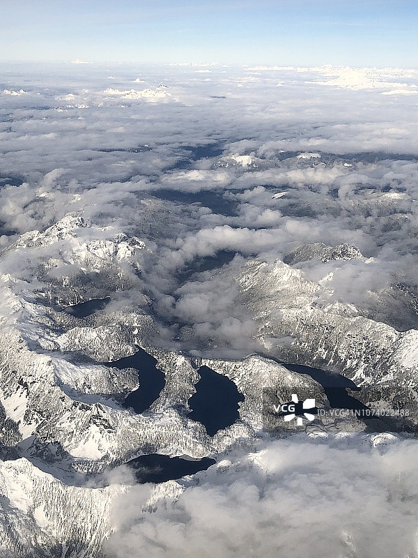 瀑布：大心湖、安吉琳湖、天青石湖、水獭湖、切特伍特湖图片素材