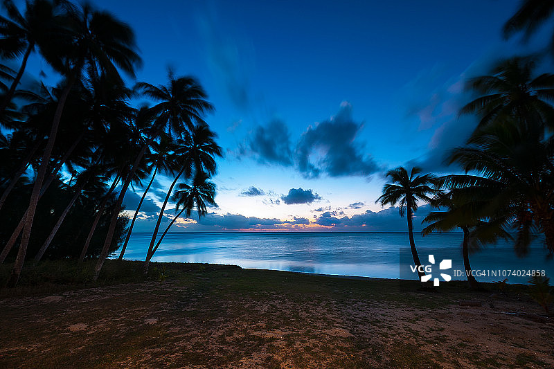 艾图塔基的日落图片素材