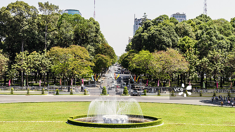 越南胡志明市统一宫图片素材